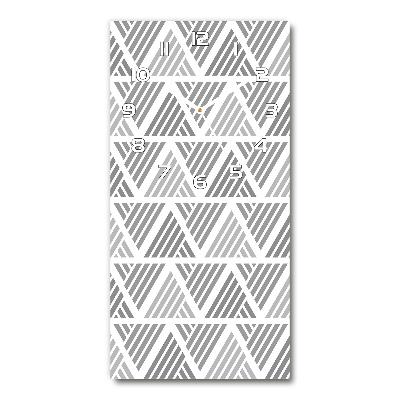 Vertikale Uhr Geometrischer Hintergrund