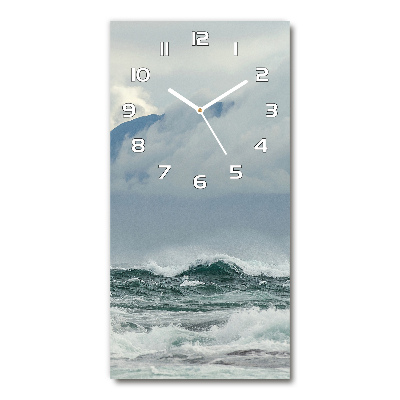 Wanduhr aus glas Rauhe See