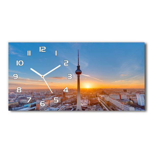 Moderne wanduhr Fernsehturm
