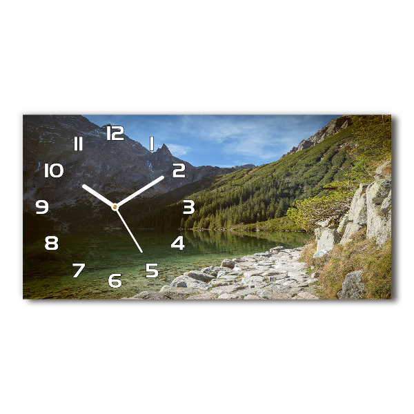 Moderne wanduhr Das Meeresauge der Tatra-Berge