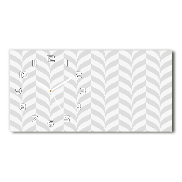 Horizontale Uhr Geometrischer Hintergrund