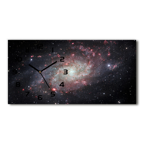 Moderne wanduhr Nebel