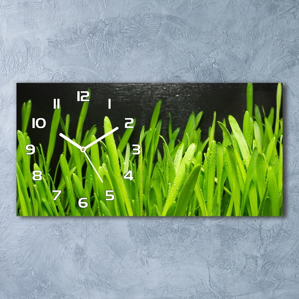 Glasuhr Gras