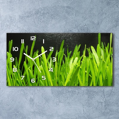 Glasuhr Gras
