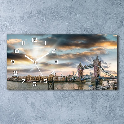 Horizontale Uhr Tower Bridge London