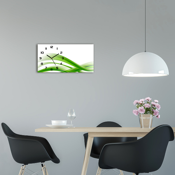 Moderne wanduhr Abstrakte Wellen