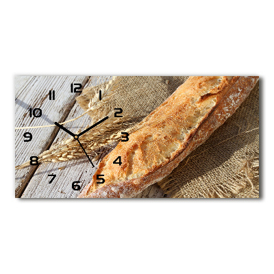 Horizontale Uhr Frisches Baguette