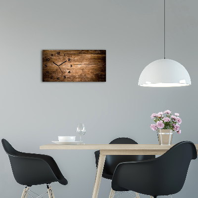 Moderne wanduhr Holzhintergrund