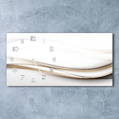 Glasuhr Abstrakte Wellen