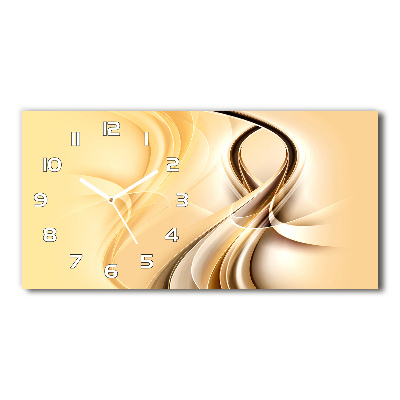 Horizontale Uhr Abstrakte Wellen