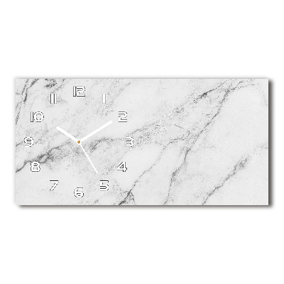 Horizontale Uhr Marmor