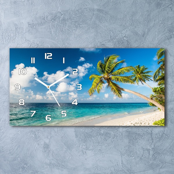 Horizontale Uhr Maledivenstrand