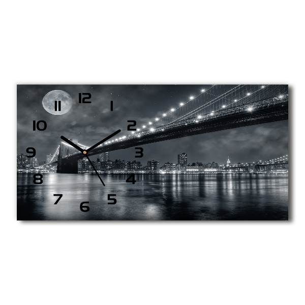 Horizontale Uhr Brooklyn Bridge