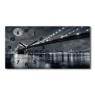 Horizontale Uhr Brooklyn Bridge