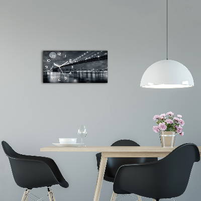 Horizontale Uhr Brooklyn Bridge