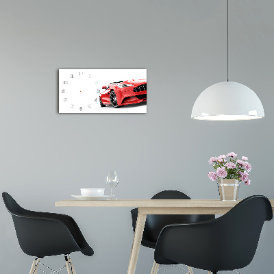 Horizontale Uhr Sportwagen