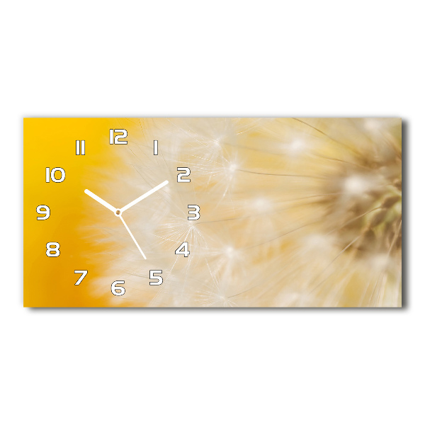 Moderne wanduhr Löwenzahn
