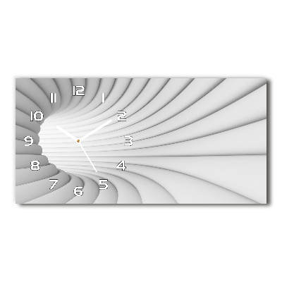 Glasuhr Abstrakter Tunnel