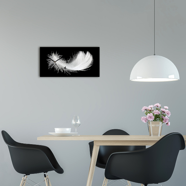Moderne wanduhr Feder