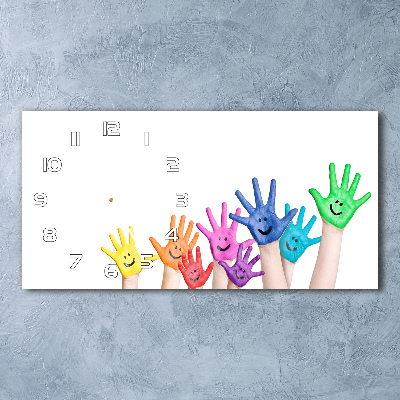 Glasuhr Bemalte Hände