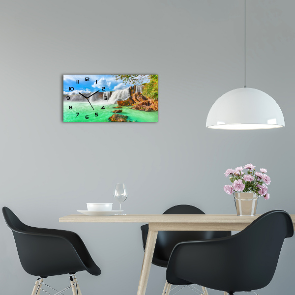 Moderne wanduhr Kaskade