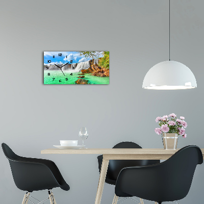 Moderne wanduhr Kaskade