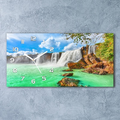 Moderne wanduhr Kaskade