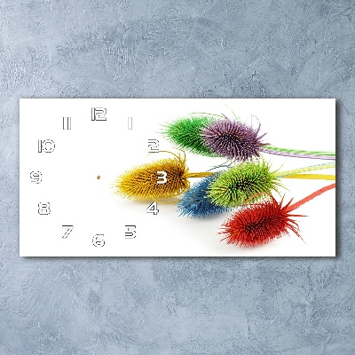 Horizontale Uhr Distel