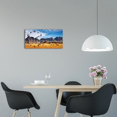 Moderne wanduhr Felsen in Namibia