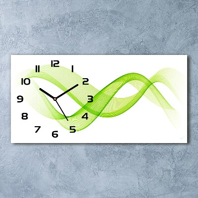 Glasuhr Bunte Wellen