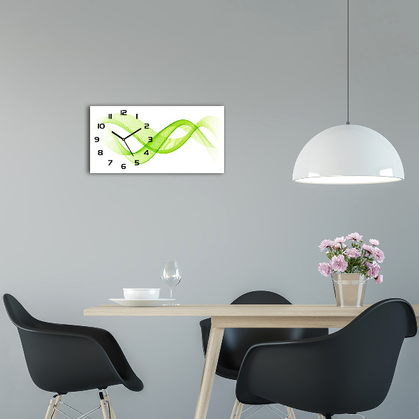 Glasuhr Bunte Wellen