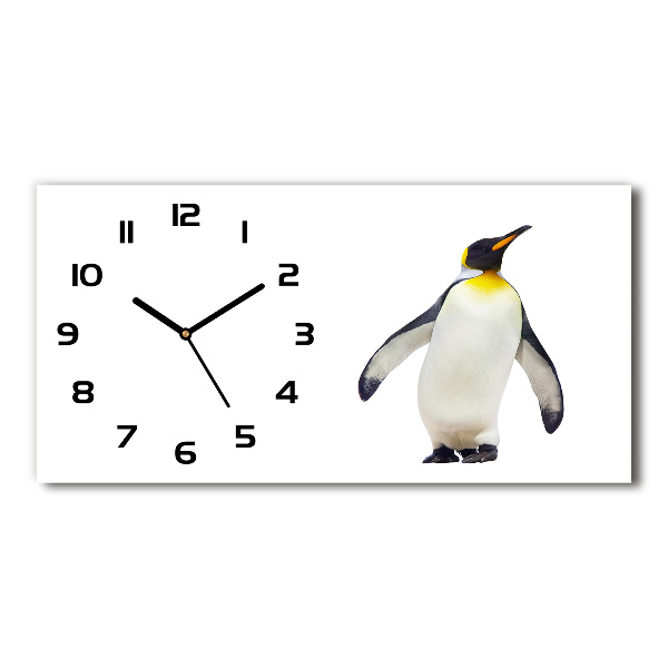 Moderne wanduhr Pinguin