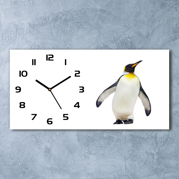 Moderne wanduhr Pinguin