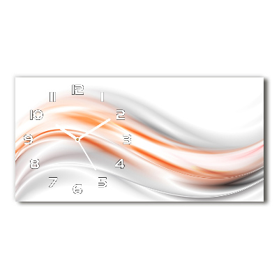 Moderne wanduhr Abstrakte Wellen