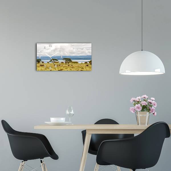 Moderne wanduhr Naivasha-See