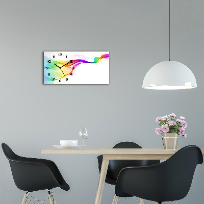 Moderne wanduhr Farbenfrohe Abstraktion