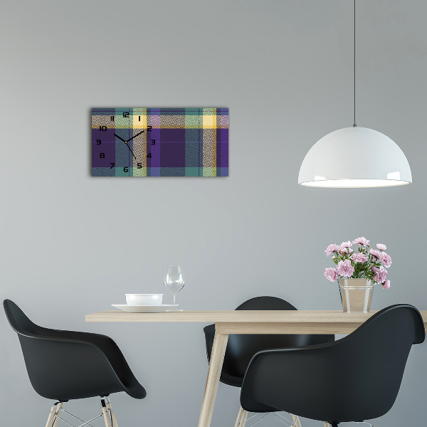 Glasuhr Karierte Textur