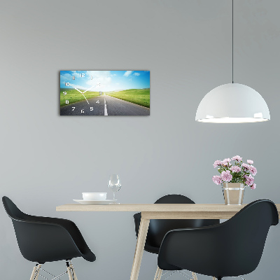 Glasuhr Der Weg durch die Wiese