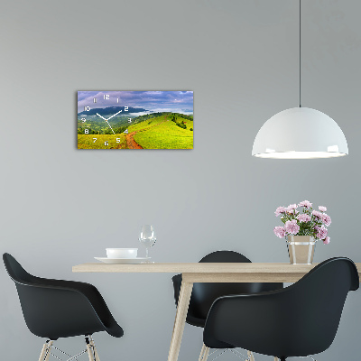 Glasuhr Grüne Hügel