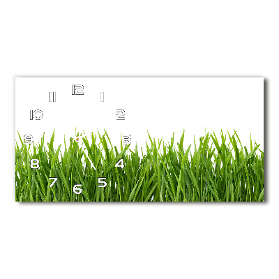 Moderne wanduhr Gras