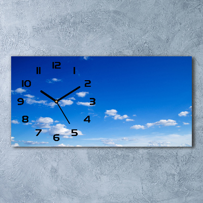 Moderne wanduhr Wolken am Himmel