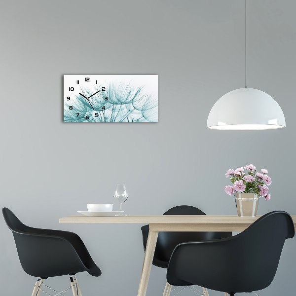 Horizontale Uhr Löwenzahnsamen