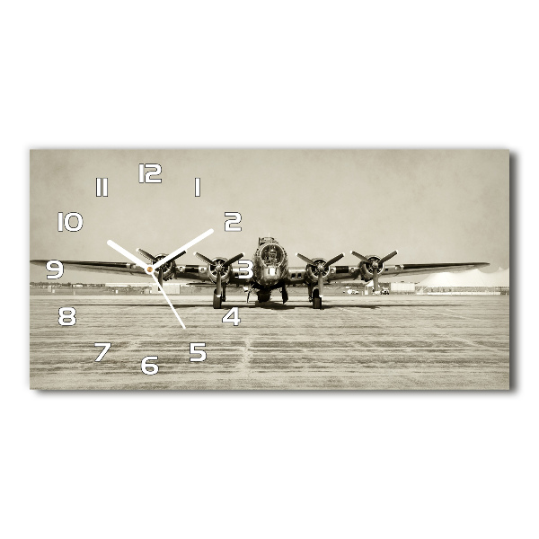 Horizontale Uhr Alter Bomber