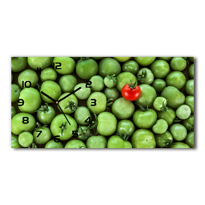 Horizontale Uhr Reife Tomate