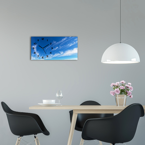 Glasuhr Blauer Himmel