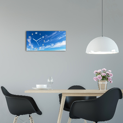 Glasuhr Blauer Himmel