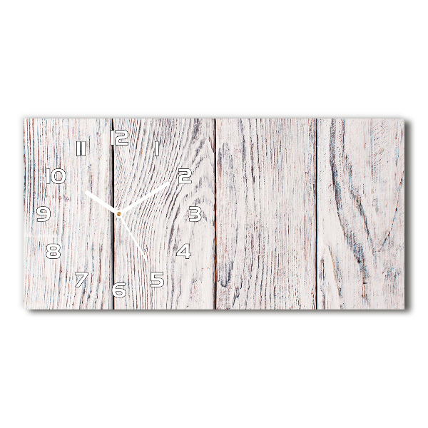 Moderne wanduhr Holzwand