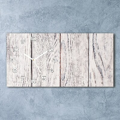 Moderne wanduhr Holzwand