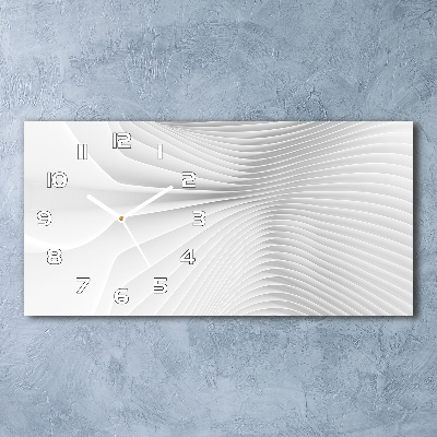 Glasuhr Abstrakte Linien
