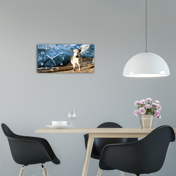 Moderne wanduhr Wie ein gewöhnlicher Berg